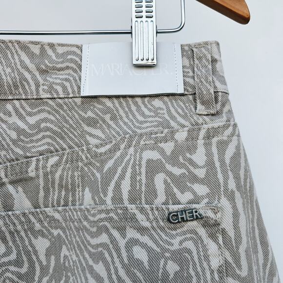 New Maria Cher Tila Slouchy Pants Babucha Neutral High Rise Baggy 30 Loose - Picture 11 of 15